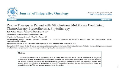 articolo glioblastoma multiforme